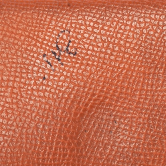 Hermes  Orange Epsom Leather Calvi Card Holder - Picture 5 of 9